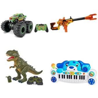 Pallet – 29 Pcs – Vehicles, Trains & RC, Action Figures, Not Powered, Water Guns & Foam Blasters – Customer Returns – New Bright, Adventure Force, Spark Create Imagine, Adventure Force Tactical Strike
