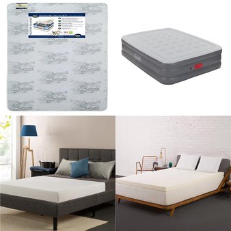 Clearance! 6 Pcs – Mattresses – New, Like New, Used, Open Box Like New – Retail Ready – Sealy, Authentic Comfort, Coleman, Serta