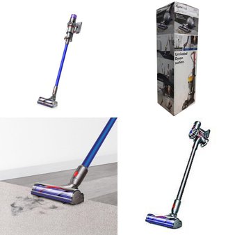 Pallet – 20 Pcs – Vacuums – Damaged / Missing Parts / Tested NOT WORKING – Hoover, Dyson, Bissell, Tineco