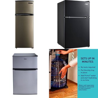 Pallet – 6 Pcs – Bar Refrigerators & Water Coolers, Freezers, Refrigerators – Customer Returns – Galanz, Arctic King, Thomson, Primo