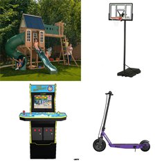 CLEARANCE! 2 Pallets - 23 Pcs - Outdoor Play, Outdoor Sports, Powered, Game Room - Customer Returns - KidKraft, Razor, Lifetime, NBA