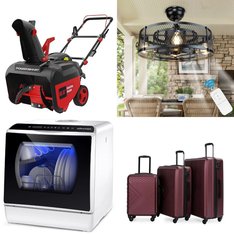 Pallet – 19 Pcs – Luggage, Dishwashers, Backpacks, Bags, Wallets & Accessories, Unsorted – Customer Returns – Travelhouse, Zimtown, AIRMSEN, PowerSmart