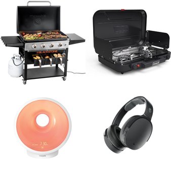 Pallet – 140 Pcs – In Ear Headphones, Grills & Outdoor Cooking, Home Security & Safety, Cordless / Corded Phones – Customer Returns – Apple, Skullcandy, Roku, American Standard