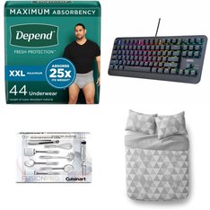 3 Pallets - 295 Pcs - New Arts & Crafts, Blankets, Throws & Quilts, Keyboards & Mice, Decor - New and New Damaged Box - Walmart