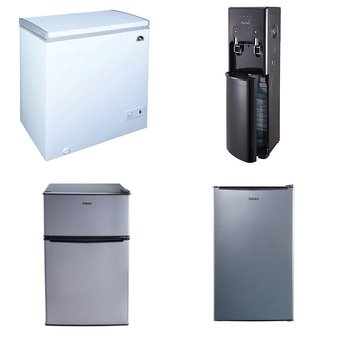 Pallet – 7 Pcs – Bar Refrigerators & Water Coolers, Freezers, Refrigerators – Customer Returns – Galanz, Energy Star, Primo, HISENSE