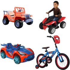 Pallet - 9 Pcs - Vehicles, Cycling & Bicycles - Overstock - Spider-Man, Realtree