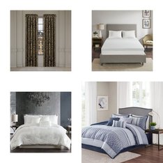 6 Pallets - 2145 Pcs - Curtains & Window Coverings, Decor, Bath, Sheets, Pillowcases & Bed Skirts - Like New or New Customer Returns - JC Penney