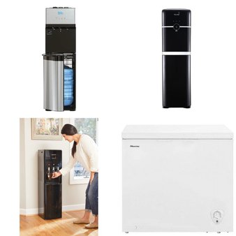 12 Pallets – 95 Pcs – Bar Refrigerators & Water Coolers, Humidifiers / De-Humidifiers, Refrigerators, Heaters – Customer Returns – Primo Water, Galanz, HISENSE, Primo