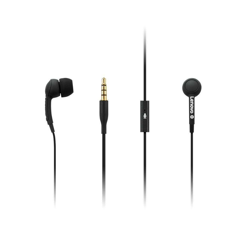 7 Pcs Lenovo GXD0S50936 100 in ear Headphone Black Lenovo