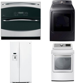 Lowes – 6 Pcs – Appliances – Laundry, Refrigerators, Dishwashers, Toasters & Ovens – New (Scratch & Dent) – GE, Samsung, LG