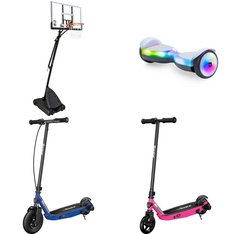 Pallet - 7 Pcs - Powered, Outdoor Play - Customer Returns - Razor, NBA, Jetson