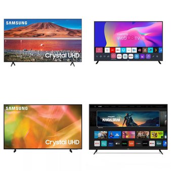 36 Pcs – LED/LCD TVs – Refurbished (GRADE A, GRADE B) – Samsung, VIZIO, LG, RCA