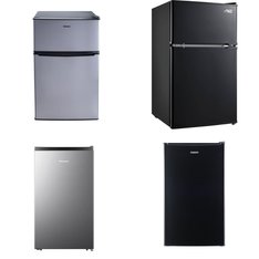 Pallet - 8 Pcs - Freezers, Refrigerators, Bar Refrigerators & Water Coolers - Customer Returns - Galanz, Arctic King, HISENSE