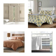 3 Pallets - 608 Pcs - Curtains & Window Coverings, Decor, Sheets, Pillowcases & Bed Skirts, Bath - Like New or New Customer Returns - JC Penney