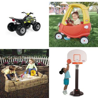 Pallet – 6 Pcs – Vehicles, Outdoor Play – Customer Returns – Little Tikes, Step2, American Plastic Toys, NA