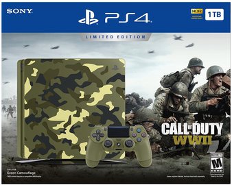 5 Pcs – Sony CUH-1115A PlayStation 4 Slim 1TB Call of Duty WWII Bundle – Refurbished (GRADE B) – Video Game Consoles