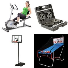 Pallet – 4 Pcs – Exercise & Fitness, Outdoor Sports, Game Room – Customer Returns – Lifetime, Impex, EastPoint, Impex Fitness
