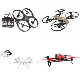 1085 Pcs – Drones & Quadcopters – Tested Not Working – ProMark, Activision, Sky Viper, Vivitar