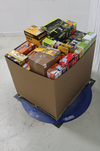 Pallet – 53 Pcs – Power Tools, Hunting, Hardware – Customer Returns – RYOBI, DEWALT, Milwaukee, RIDGID