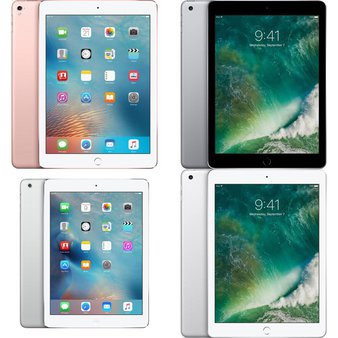 12 Pcs – Apple iPads – Refurbished (GRADE C) – Models: 3A857LL/A, ME913LL/A, MP2F2LL/A, MP2G2LL/A – Tablets