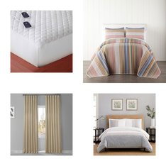 3 Pallets - 634 Pcs - Curtains & Window Coverings, Rugs & Mats, Bath, Sheets, Pillowcases & Bed Skirts - Like New or New Customer Returns - JC Penney