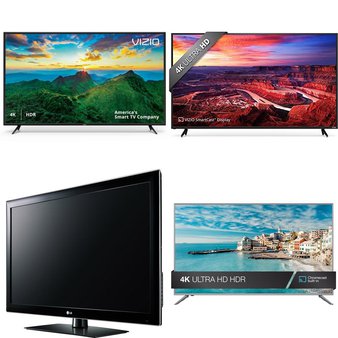 10 Pcs – LED/LCD TVs (46″ – 55″) – Refurbished (GRADE A, GRADE B, No Stand) – VIZIO, LG, JVC