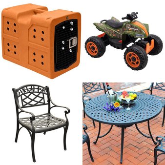 Pallet – 7 Pcs – Patio, Office Supplies, Vehicles, Hunting – Customer Returns – Major Retailer Camping, Fishing, Hunting