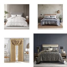 3 Pallets - 392 Pcs - Curtains & Window Coverings, Sheets, Pillowcases & Bed Skirts, Bedding Sets, Decor - Like New or New Customer Returns - JC Penney