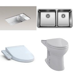 Pallet - 20 Pcs - Hardware, Kitchen & Bath Fixtures, Books - Customer Returns - TOTO USA, Toto, Kohler, Miseno