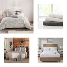 3 Pallets - 270 Pcs - Curtains & Window Coverings, Rugs & Mats, Sheets, Pillowcases & Bed Skirts, Bedding Sets - Like New or New Customer Returns - JC Penney