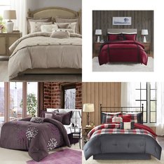 Pallet – 17 Pcs – Bedding Sets – Like New – Madison Park, Woolrich, Better Trends, RIVERBROOK HOME