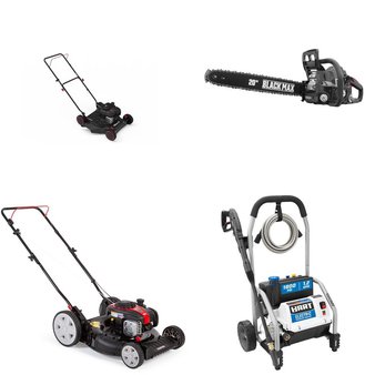 Pallet – 8 Pcs – Mowers, Other, Trimmers & Edgers, Hedge Clippers & Chainsaws – Customer Returns – Hart, Black Max, Hyper Tough
