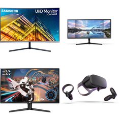 Pallet - 49 Pcs - Monitors, Audio Headsets, DVD & Blu-ray Players - Damaged / Missing Parts / Tested NOT WORKING - Samsung, SteelSeries, LG, PDP