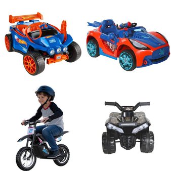 Pallet – 4 Pcs – Vehicles – Customer Returns – Realtree, Spider-Man, Razor, Mattel
