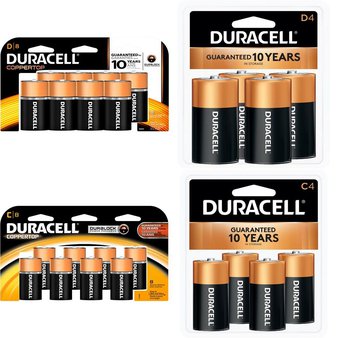 Pallet – 1628 Pcs – Batteries – Customer Returns – P&G, DURACELL, ENERGIZER, Eveready Battery Company, Inc.