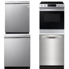4 Pcs - Dishwashers - Like New - LG, Samsung, Frigidaire