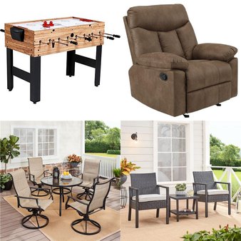 Pallet – 9 Pcs – Patio, Game Room, Bedroom, Camping & Hiking – Overstock – Mainstays, MD Sports