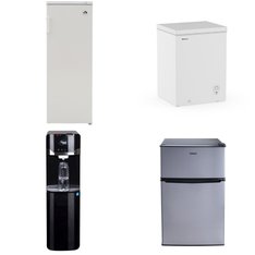 Pallet - 8 Pcs - Bar Refrigerators & Water Coolers, Freezers, Refrigerators - Customer Returns - Galanz, Great Value, CURTIS INTERNATIONAL LTD, HISENSE