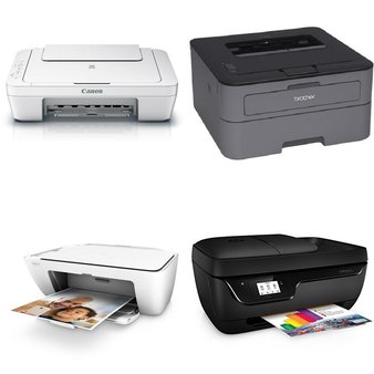 CLEARANCE! 276 Pcs – All-In-One, Inkjet, Laser – Customer Returns – HP, Canon, Brother, EPSON
