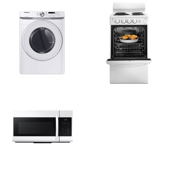 4 Pcs – Laundry – Open Box Like New, Like New – Samsung, Amana