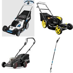 Pallet - 9 Pcs - Mowers, Pressure Washers, Other, Hedge Clippers & Chainsaws - Customer Returns - Hyper Tough, Ozark Trail, Hart, Brute