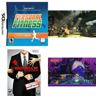 50 Pcs – Nintendo Video Games – Used, New, Open Box Like New, Like New – NDS00183, The Bachelor: The Videogame – Nintendo Wii, Generator Rex: Agent of Providence (Wii), Moshi Monsters: Katsuma Unleashed