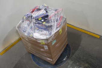 1 Pallets – 107 Pcs – New Boardgames, Puzzles & Building Blocks, Stuffed Animals – New and New Damaged Box – Walmart