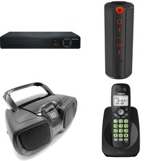 Pallet - 119 Pcs - Other, Cordless / Corded Phones, DVD & Blu-ray Players, Projector - Customer Returns - SYLVANIA, VTECH, iTime, Scosche