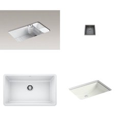 Pallet – 13 Pcs – Hardware, Kitchen & Bath Fixtures, Bathroom, Bath – Customer Returns – Kohler, Blanco
