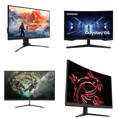 Pallet - 22 Pcs - Monitors - Damaged / Missing Parts / Tested NOT WORKING - Samsung, MSI, ACER