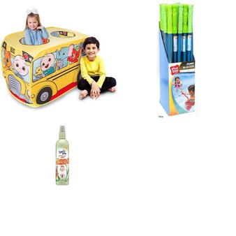 Pallet – 220 Pcs – Outdoor Play, Hair Care, Water Guns & Foam Blasters – Overstock – Sunny Days Entertainment