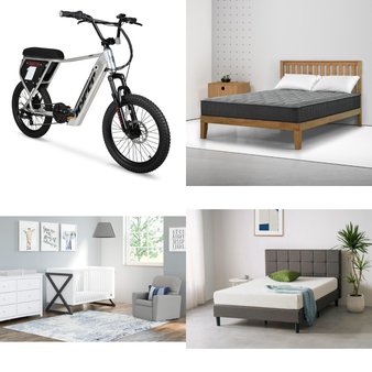 3 Pallets – 35 Pcs – New Bedroom, Mattresses, Office, Cycling & Bicycles – New and New Damaged Box – Walmart
