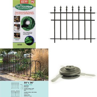 Pallet – 58 Pcs – Other, Patio & Outdoor Lighting / Decor, Accessories – Customer Returns – Flex Able Hose, Panacea Products, Weed Warrior, Gilmour