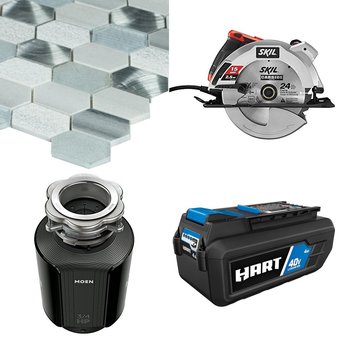 Pallet – 41 Pcs – Power Tools, Hardware, Pressure Washers, Fans – Customer Returns – Hyper Tough, MSI Stone, Goodyear, Hart